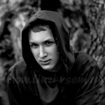 Карнавальные линзы Urban Layer Black Sclera 17mm фото2